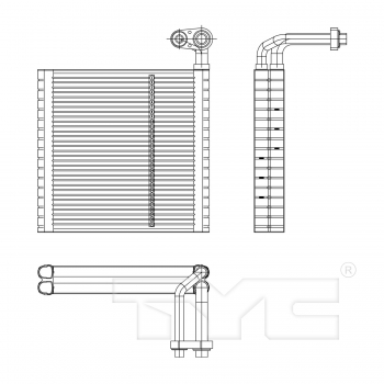 A/C Evaporator Core