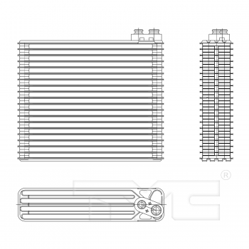 A/C Evaporator Core