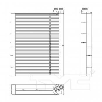 A/C Evaporator Core
