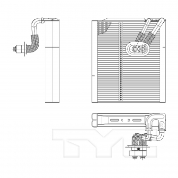 A/C Evaporator Core