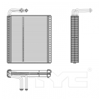 A/C Evaporator Core