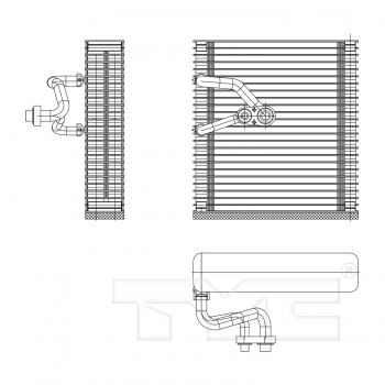 A/C Evaporator Core