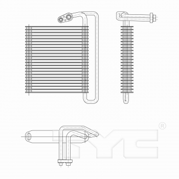 A/C Evaporator Core