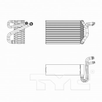 A/C Evaporator Core
