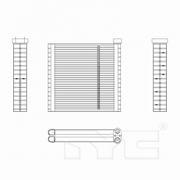 A/C Evaporator Core