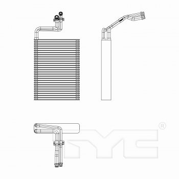 A/C Evaporator Core