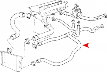 HVAC Heater Hose