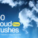 100 Pinceles de nubes para Photoshop