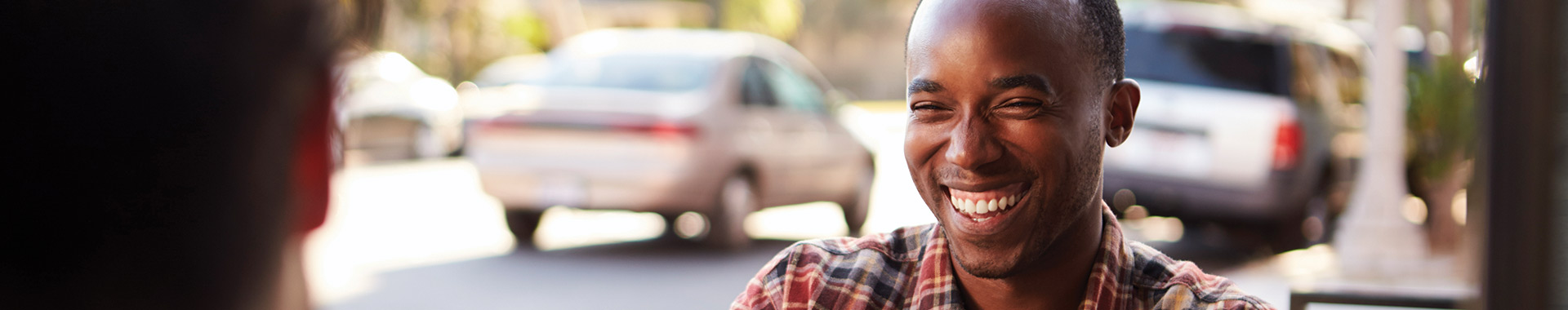 Smiling person in recovery
