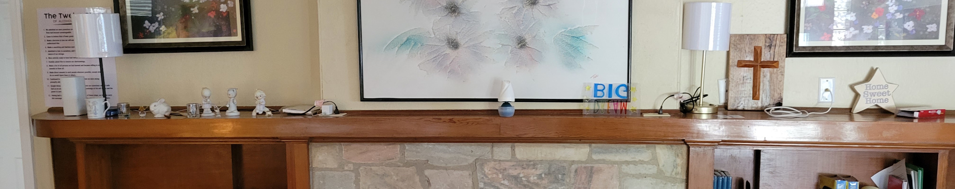 Project Save Lives mantlepiece