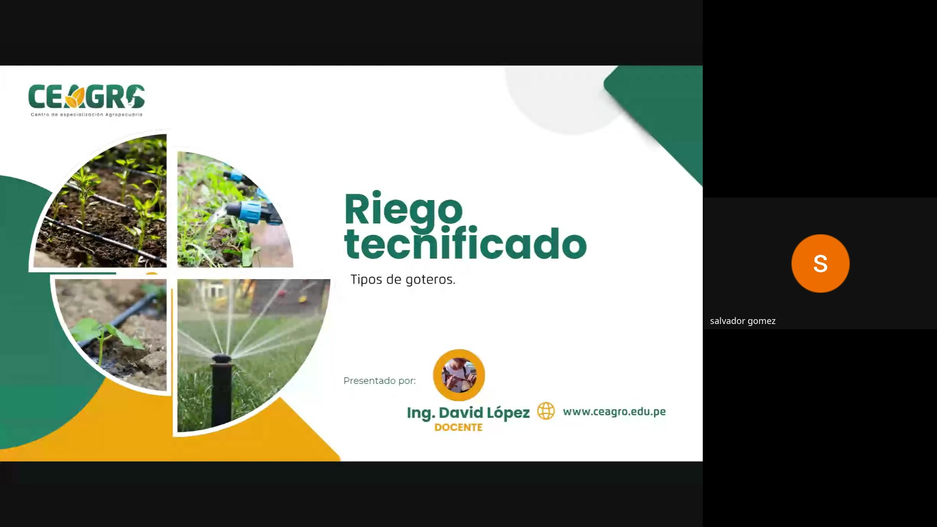 Riego por aspersi&oacute;n