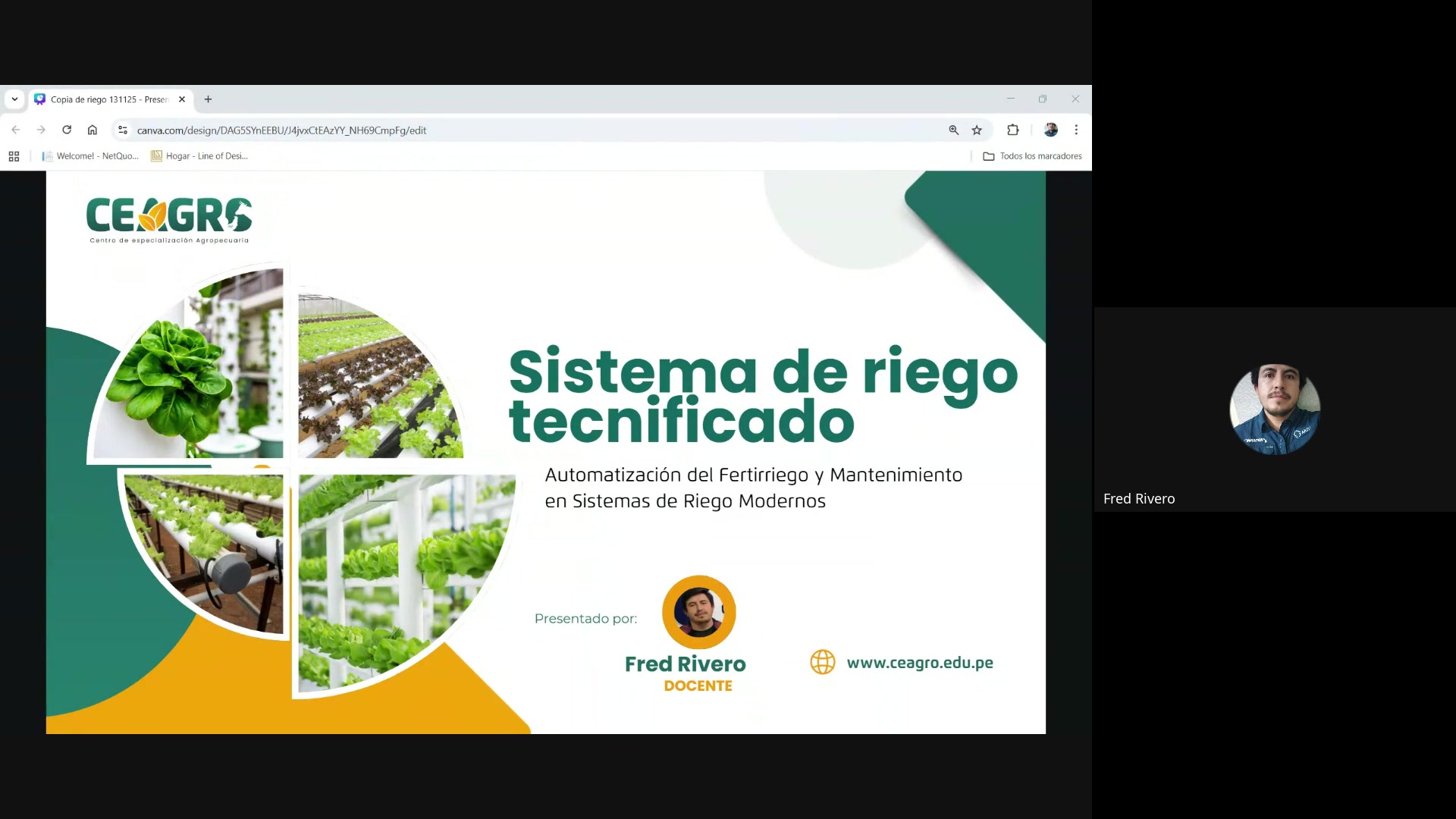 Automatización del fertirriego y mantenimiento