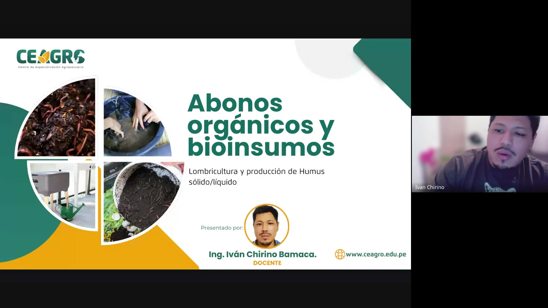 Lombricultura y producci&oacute;n de Humus s&oacute;lido/l&iacute;quido