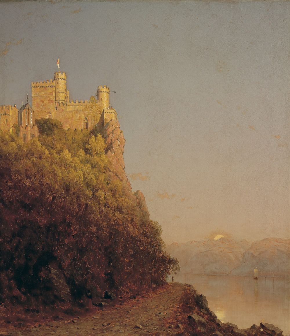 Sanford Robinson Gifford, Rheinstein, Early October in the White