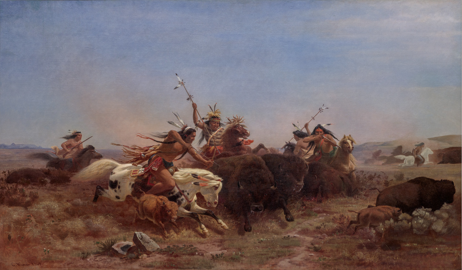The Buffalo Hunt | Search Results | Collection | Mildred Lane