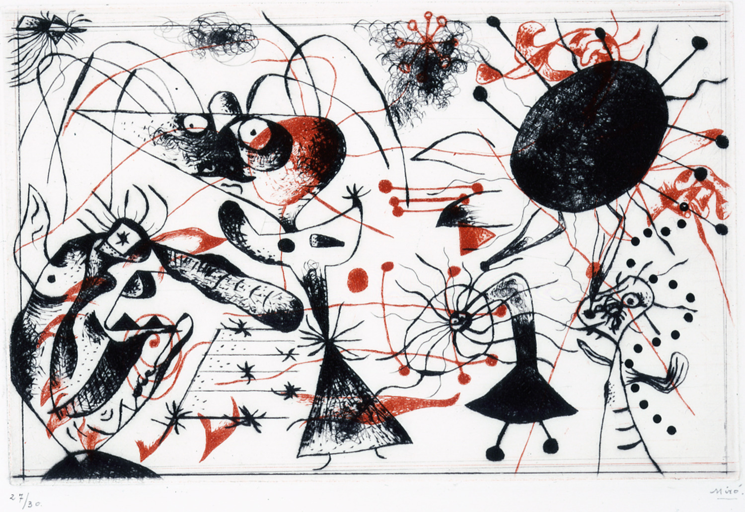 Plate 6 from Série noire et rouge (Black and Red Series) | Search