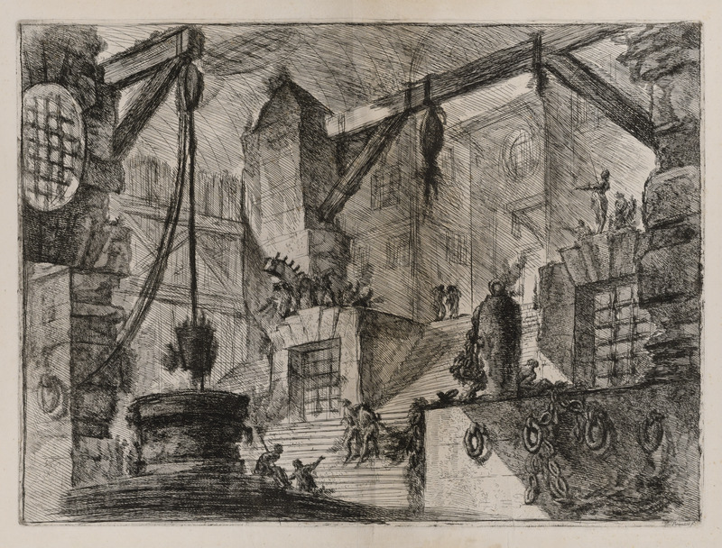 The Well, Plate XIII from the series Le Carceri (The Prisons