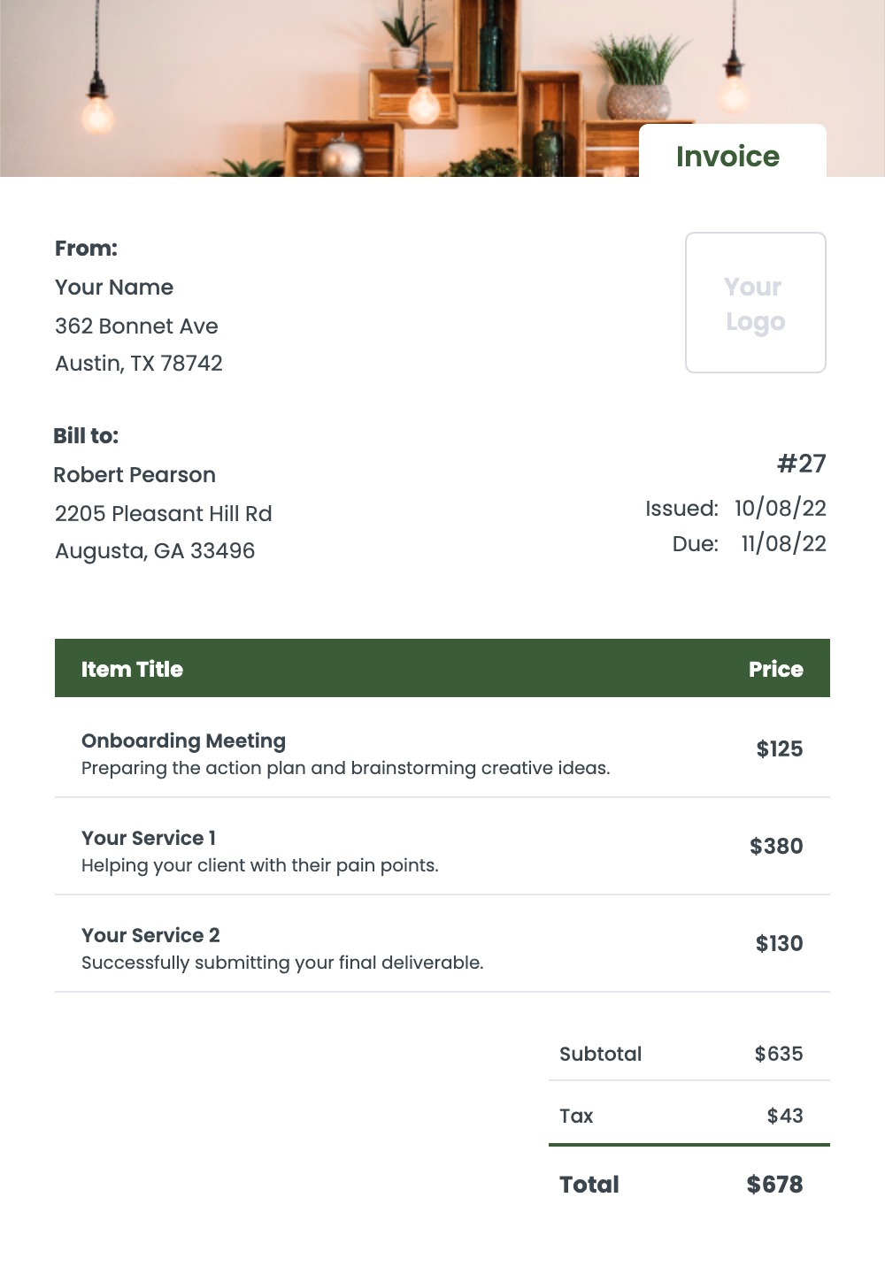 sample interior decorator invoice template pdf        
        <figure class=