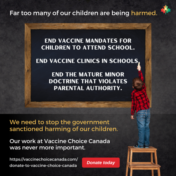 Vaccine Choice Canada posted on Librti Social