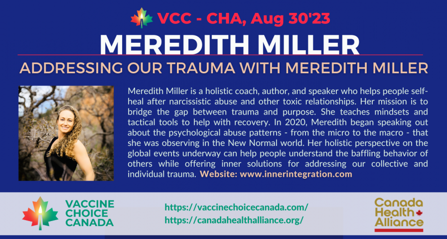 ADDRESSING OUR COVID TRAUMA - MEREDITH MILLER