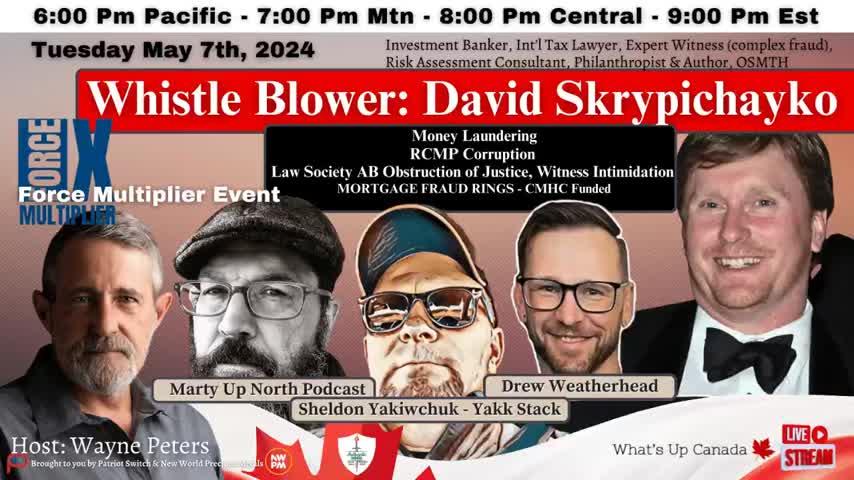 Whistle Blower: David Skrypichayko - Force Multiplier Event