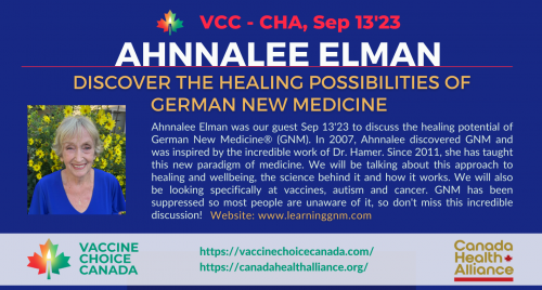 HEALING WITH GERMAN NEW MEDICINE - Ahnnalee Elman