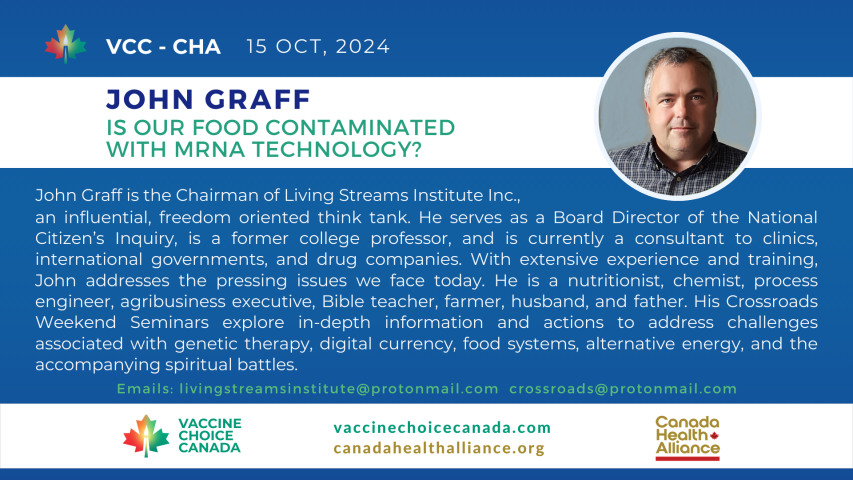Is Our Food Contaminated With mRNA Technology? John Graff