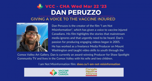 Dan Peruzzo - Giving a Voice to the Vaccine Injured