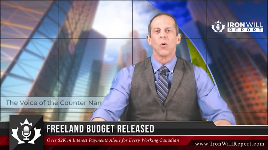 Freeland's budget is released. Another financial disaster