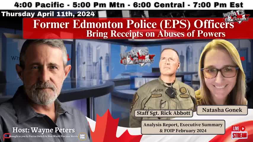Former Edmonton Police (EPS) Officers Bring Receipts on Abuses of Powers
