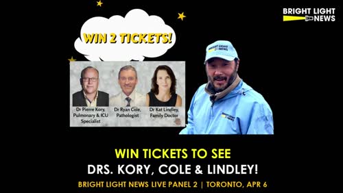 GIVEAWAY! Win 2 Tickets To "The War On Medicine: Cells Don't Lie" with Drs Kory, Cole and Lindley!