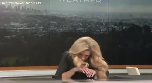 LA USA 🇺🇲 KCAL9 Weather Forcaster Elizabeth Carlson drops on 𝙇𝙞𝙫𝙚 𝙏𝙑...It means 𝙄𝙩'𝙨 𝙒𝙤𝙧𝙠𝙞𝙣𝙜..