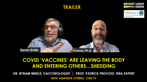 [TRAILER] Covid ‘Vaccines” Are Leaving The Body And Entering Others…Shedding -Drs. Byram Bridle & Patrick Provost