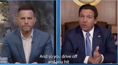 Gov DeSantis Tells Florida Residents They Can Run Over Protestors With Their Car If They Are Surrounded