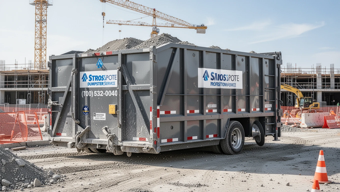 Construction Site Dumpster