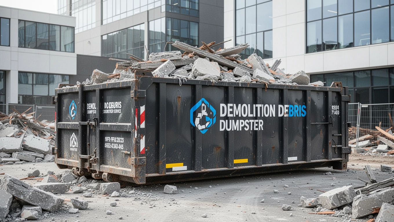 Demolition Debris Dumpster