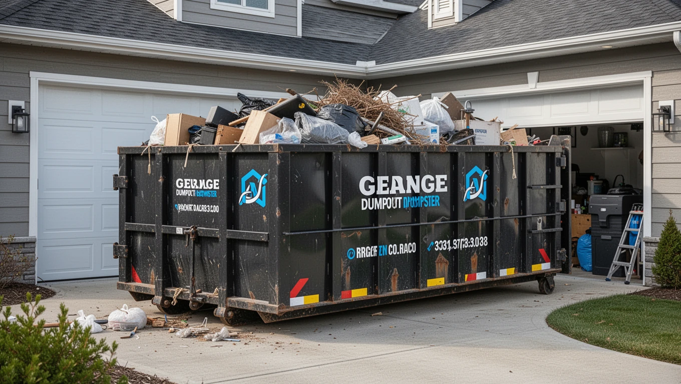 Garage Cleanout Dumpster