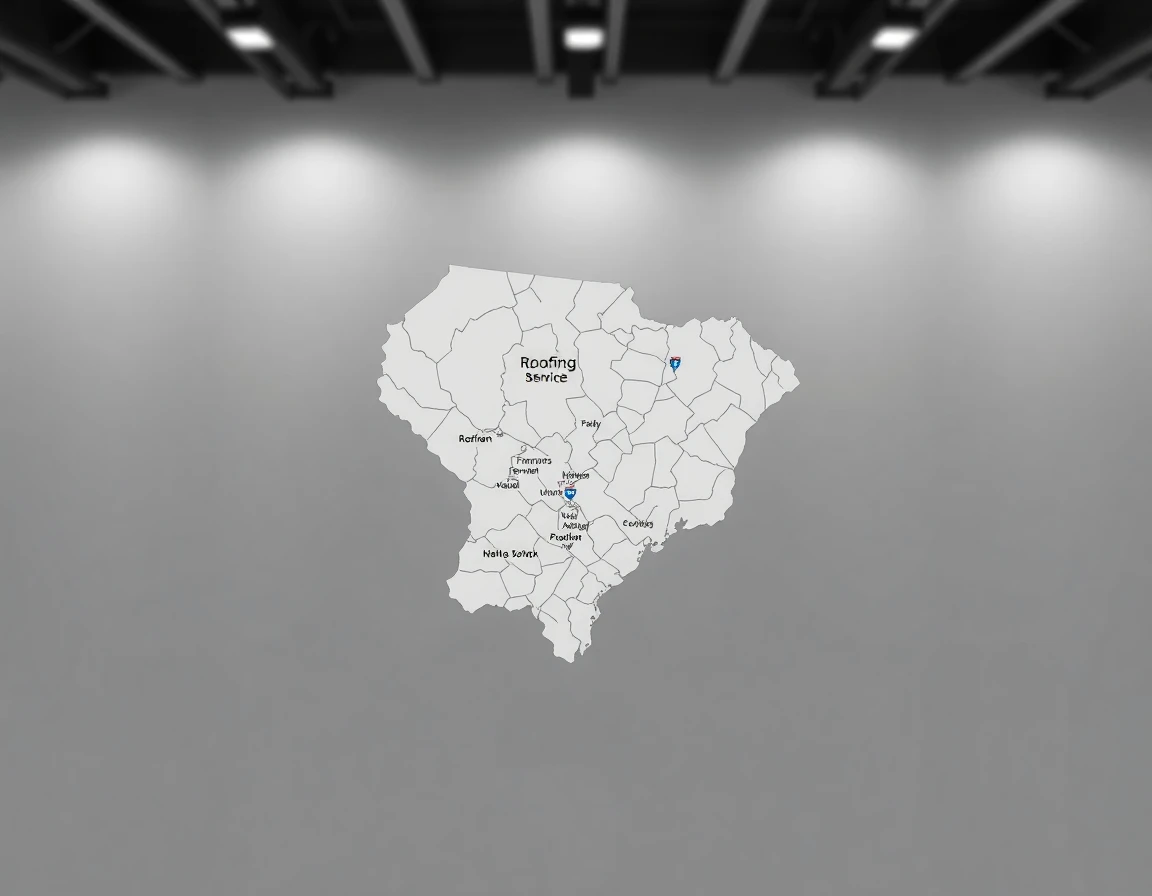 Roofing Service Areas Map