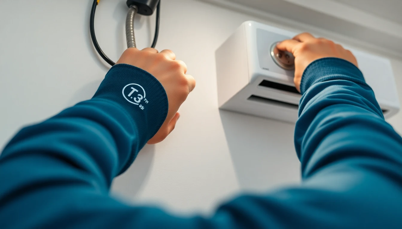 Thermostat installation