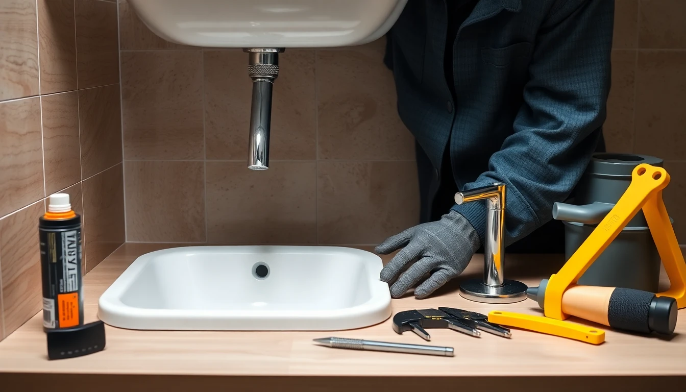Sink installation