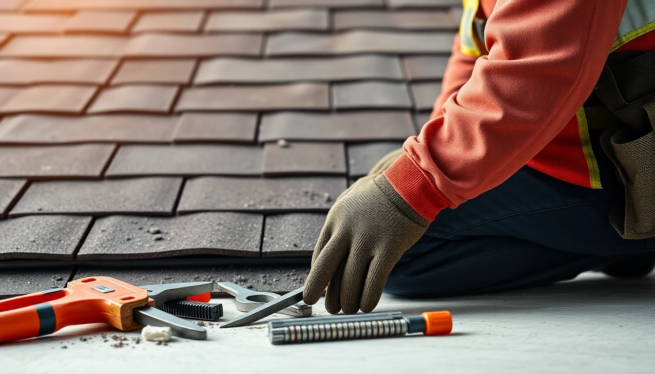Storm damage repair
