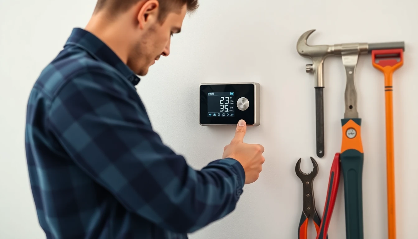 Thermostat installation