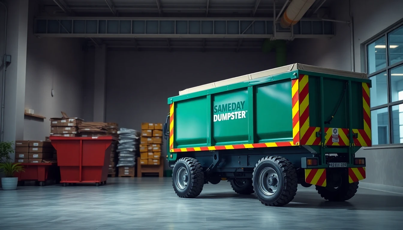 Same-Day Dumpster Delivery