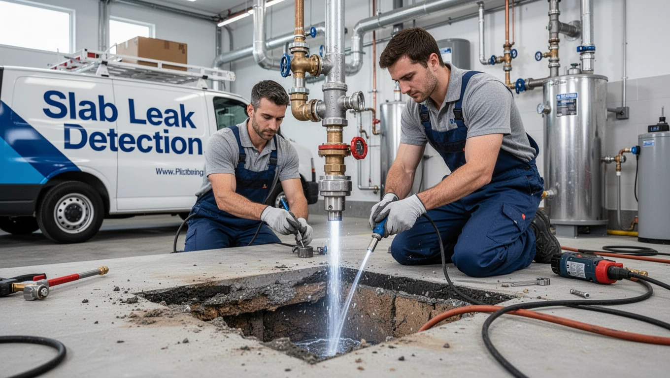 Slab Leak Detection