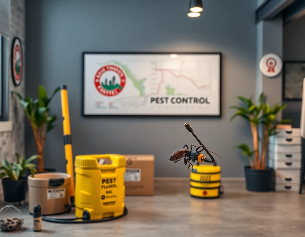 Pest Control Service Areas Map