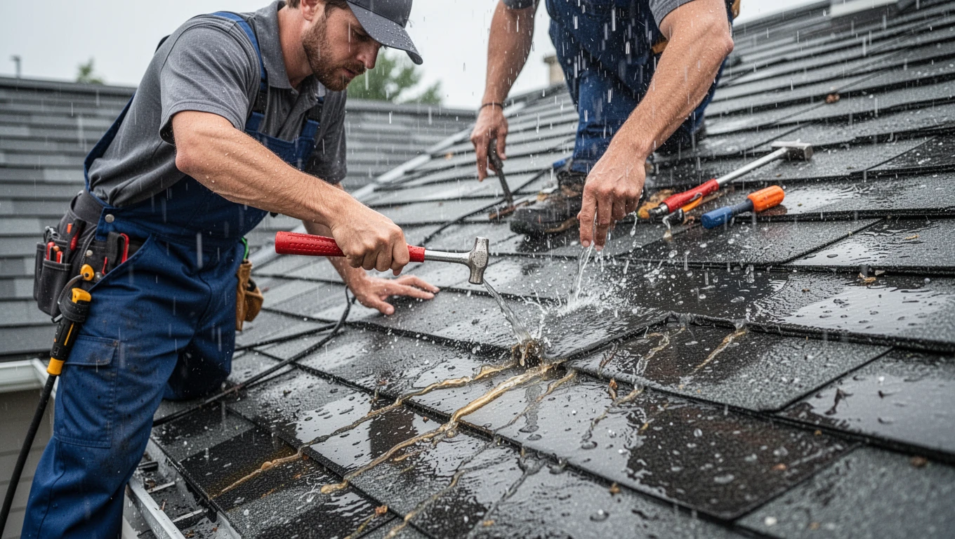 Heavy Rain Leak Repair