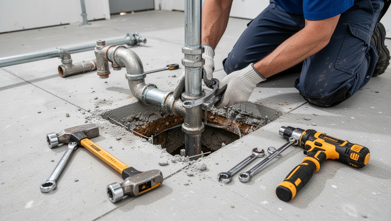 Slab Leak Repair