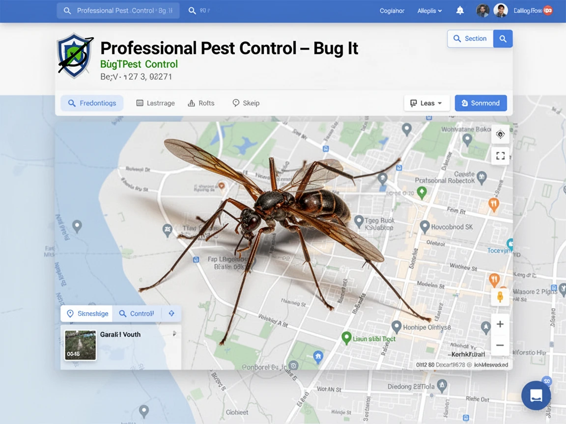Pest Control Service Areas Map