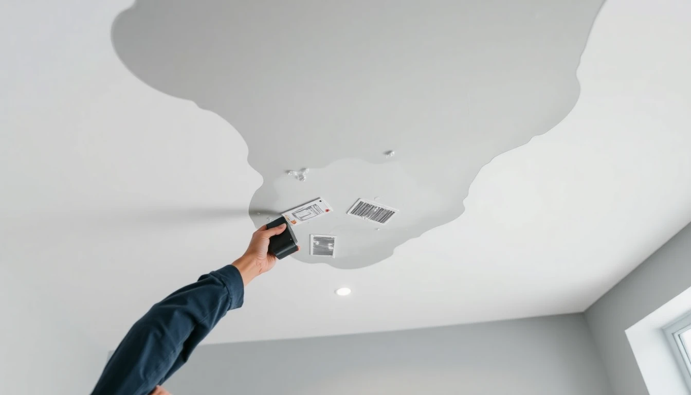 Ceiling Water Damage Repair
