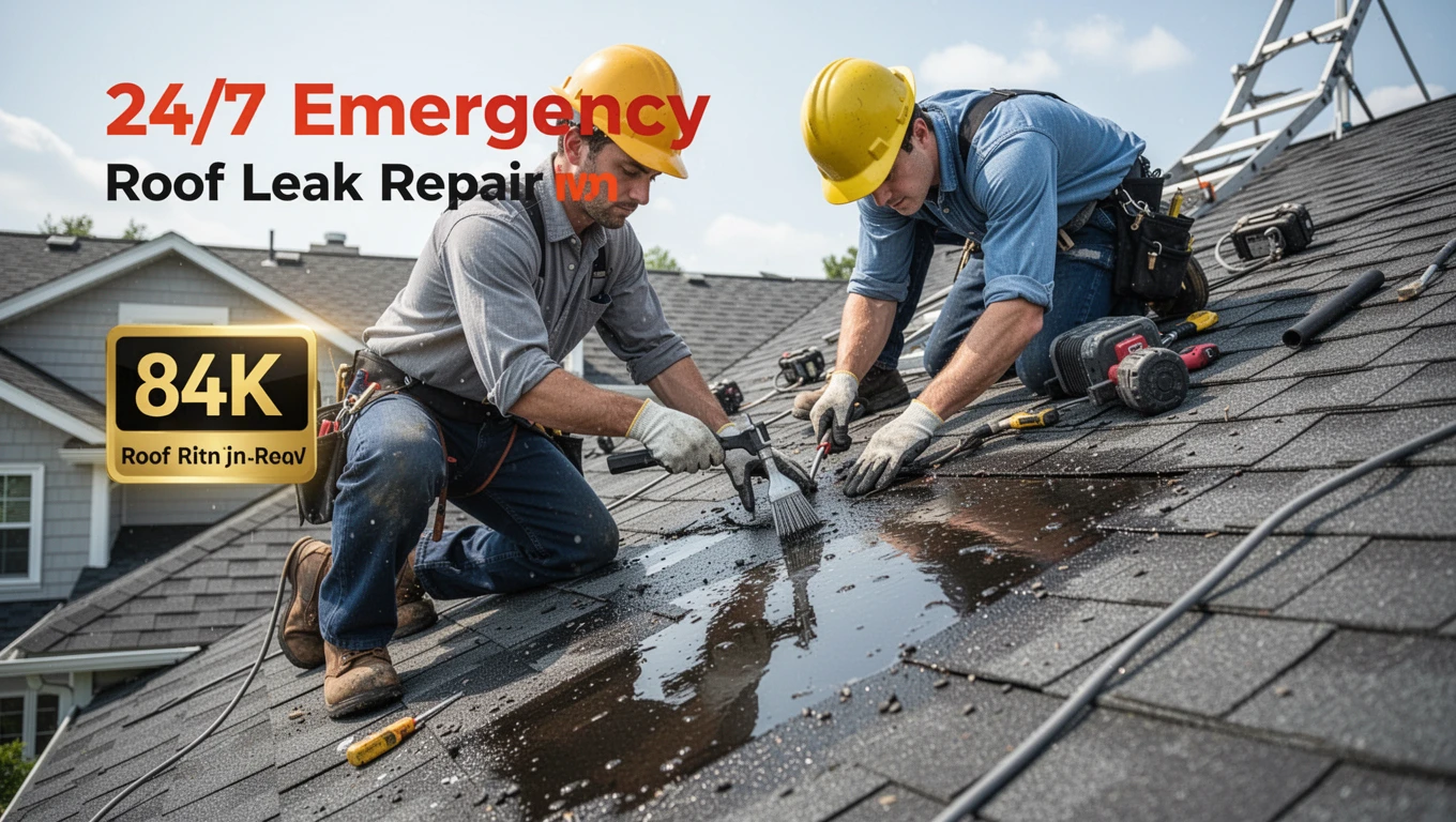 24/7 Emergency Roof Leak Repair